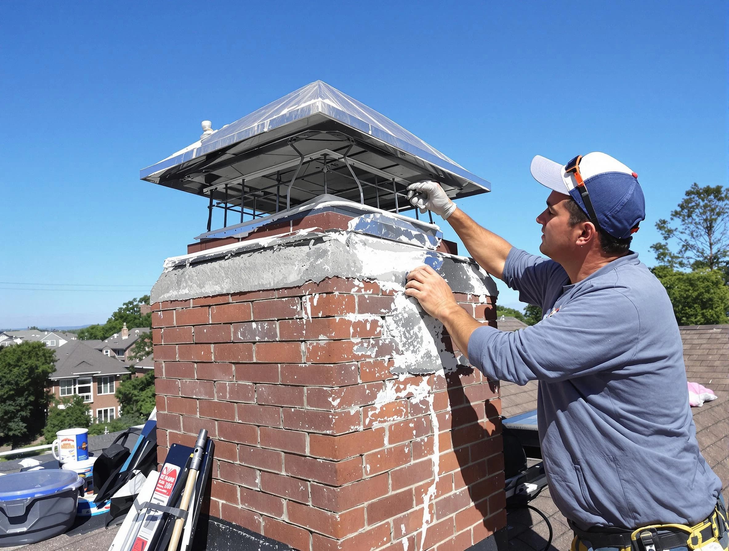 Chimney Crown Services service in Jefferson Hills, PA